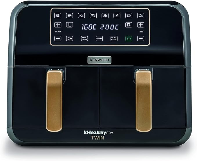 Kenwood Air Fryer 4+4 Liter 1.7+1.7 Kg Black - Image 3