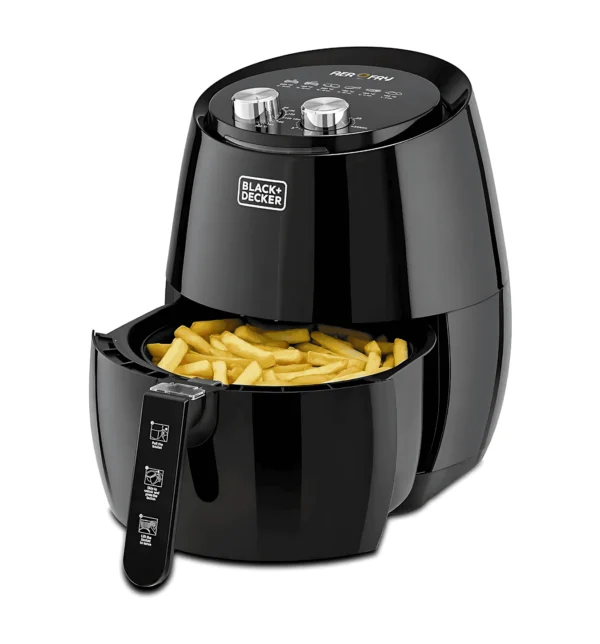Black & Decker Air Fryer 4.5 Liter 1.3 Kg Black